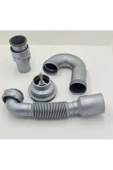 Donau Lavabo Eviye Sifonu S Tipi Körüklü Ø40 - 50 Mm Çıkışlı - 4
