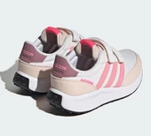adidas Run 70s CF K Cırtlı Beyaz Pembe Spor ayakkabısı - 4
