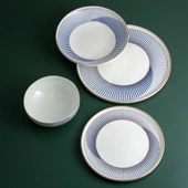 Jumbo Luna Fine Bone 24 Parça 6 Kişilik Yemek Takımı thumbnail 2