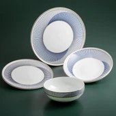 Jumbo Luna Fine Bone 24 Parça 6 Kişilik Yemek Takımı thumbnail 1