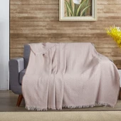Buldan İşi Zigzag Desenli Çok Amaçlı Pamuklu Koltuk Örtüsü Kaliteli Çekyat Kanepe Örtüsü 170 x 210 cm - 4