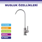 OverWater Savora 12 Aşamalı 8 Lt. Çelik Tanklı Kapalı Kasa Pompalı Su Arıtma Cihazı Özel Sarım Membran Filtre thumbnail 6