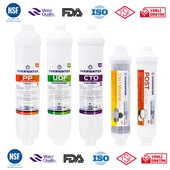 OverWater Kapalı Kasa Su Arıtma Cihazı 5 ’li Inline Filtresi Seti Aşamalı ( Membransız Set ) FIN50M thumbnail 2