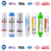 OverWater Açık Kasa Su Arıtma Cihazı 7 li Filtresi Seti Aşamalı ( Membransız Set ) FKN70MAD thumbnail 2