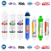 OverWater Kapalı Kasa Su Arıtma Cihazı 7 Li Inline Filtresi Seti 11 Aşamalı Özel Sarım Membran Filtre thumbnail 2