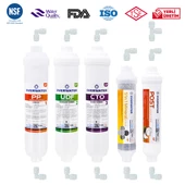 Overwater Kapalı Kasa Su Arıtma Cihazı 5 Li Inline Filtresi Seti Aşamalı ( Membransız Set) Fın50m - 1