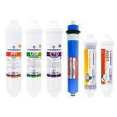 OverWater Kapalı Kasa Su Arıtma Cihazı 6 Lı Inline Filtresi Seti 10 Aşamalı Özel Sarım Membran Filtre thumbnail 1