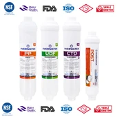 OverWater Kapalı Kasa Su Arıtma Cihazı 4 lü Inline Filtresi Seti Aşamalı ( Membransız Set ) FIN4 thumbnail 2