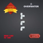 OverWater Açık Kasa Su Arıtma Cihazı 4 lü Filtresi Seti  Aşamalı ( Membransız Set ) FKN4 - 2