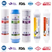 OverWater Açık Kasa Su Arıtma Cihazı 5 ’li Filtresi Seti Aşamalı ( Membransız Set ) FKN50M thumbnail 2