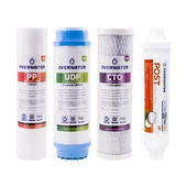 OverWater Açık Kasa Su Arıtma Cihazı 4 ’lü Filtresi Seti  Aşamalı ( Membransız Set ) FKN4 thumbnail 1