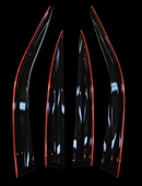 Togg T10x Kırmızı Kromlu Cam Rüzgarlığı - 6