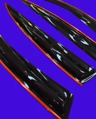 Togg T10x Kırmızı Kromlu Cam Rüzgarlığı - 8