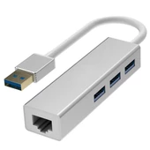 CODEGEN CDG-CNV41 Gigabit 1port USB 3.0 Ethernet,3x USB Çoklayıcı thumbnail 1