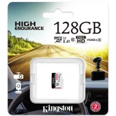 KINGSTON MicroSD 128GB ENDURANCE SDCE/128GB Class10 Hafıza Kartı - 1