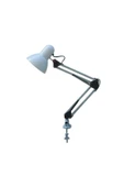Akrobat Tertial Masa Lambası 360° Hareketli Kıskaçlı Çalışma Masası Lambası Beyaz 10w Led Ampul - 3