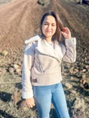 İçi Suni Kürklü Suni Süet Crop Biker Ceket - 2