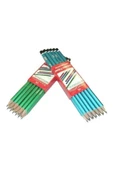 Faber-Castell Kurşun Kalem Köşeli Mercanlı -  12 Adet + 12 Adet Kırmızı Kopya Kalemi - 2
