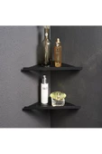 Banyo Düzenleyici Köşe Raf 2 li Metal Mutfak Rafı Stand | Sabunluk Şampuan Organizeri Baharatlık - 2