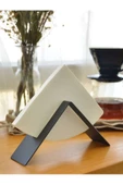 Filtre Kahve Kağıdı Tutucu Stand Aparatı Dekoratif Metal Peçetelik - 1