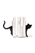 Kara Kedi Desenli Model Kitap Desteği - Dekoratif Estetik Kitap Tutucu - 2
