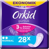 Orkid Günlük Ped Günlük Koruma Normal 28 Adet Ekonomik Paket (Tekli Paketlerde) thumbnail 1
