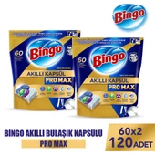 Bingo Akıllı Kapsül Pro Max Bulaşık Makinesi Deterjanı Tableti 120 Adet - 1