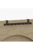 Metal Mat Siyah Amerikan Kapı Arkası Askılık Organizer Askılık Ve Banyo Kapı Arkası Askı - 2