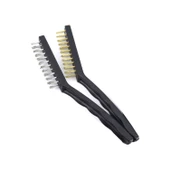 Hayal sepeti 2 Li Profesyonel - Çelik Ve Bakır Fırça - Derz Lavabo Mutfak Buji Pas Kir Temizleyici - 2