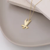 925 Ayar Gümüş Kartal Figürlü Kolye thumbnail 3