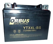 Orbus Motosiklet Aküsü 12 Volt 4 Amper Yeni Tarihli Taze Akü 114x66x88 mm 1.6 Kg - 1