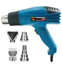 Germany Style 2000 Watt Darbeye 2 Kademeli Dayanıklı Sıcak Hava Isı Tabancası - 2