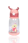 Tohana Geyik Figürlü Pembe Çocuk Su Matarası 600 Ml 75986 - 1