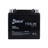 Orbus Motosiklet Aküsü 12 Volt 5 Amper Yeni Tarihli Taze Akü 114x70x106mm 1.8 Kg - 2