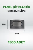 Panel Çit Plastik Sıkma Klips - Akıllı Vidalı (1500 Adet) - 3