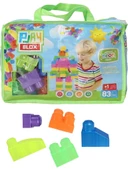 Asya Oyuncak Play Blox Neon Blok Yapı Oyuncakları Çantalı 83 Parça 2939 - 1