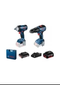 Bosch Gds 18V-400 Somun Sıkma+Gsb 18V-50 Delme Vidalama İkili Set - 1