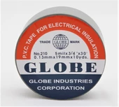 Globe Pvc Elektrik İzolasyon Bant "0.13X19X10Yards" (Gri) (500'Lü 1 Koli) thumbnail 2