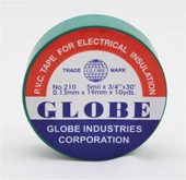 Globe Pvc Elektrik İzolasyon Bant "0.13X19X10Yards" (Yeşil) (500'Lü 1 Koli) - 2