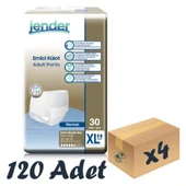 Jender Emici Külot Ekstra Büyük Boy XL 30'lu 4 Adet Hasta Bezi - 1