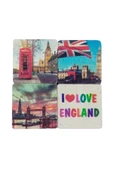 İngiltere Temalı Dörtlü Taş Magnet thumbnail 3