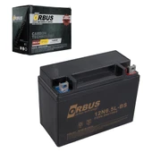 Orbus Motosiklet Aküsü 12 Volt 6.5 Amper Yeni Tarihli Taze Akü 139x66x100 mm 2.05 Kg - 3