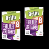 Orjin 8. Sınıf LGS 1. ve 2.  Dönem Fen Bilimleri Soru Bankası - 1