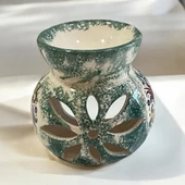 Motifli Seramik Buhurdanlık - 1