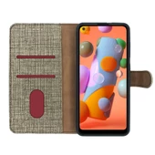 Oppo A52 / A72 Kılıf FitCase Fabric Kapaklı Cüzdanlı - 4