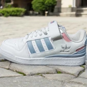 Adidas Forum Low Beyaz mavi thumbnail 1