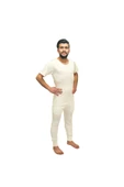Saf Yün Içlik Yarım Kol Içlik Don Takım Yün Atlet Kısakol Yün Fanila - 1