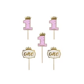 One Varaklı Konuşma Balonu Pembe 5 Adet thumbnail 1