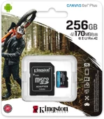 Kingston Canvas Go Plus SDCG3/256GB Class10 UHS-I U3 A2 V30 256 GB Micro SD Kart - 3