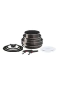 TEFAL Ingenio XL Intense Titanyum 2 x 12 Büyük Tava ve Tencere - 1